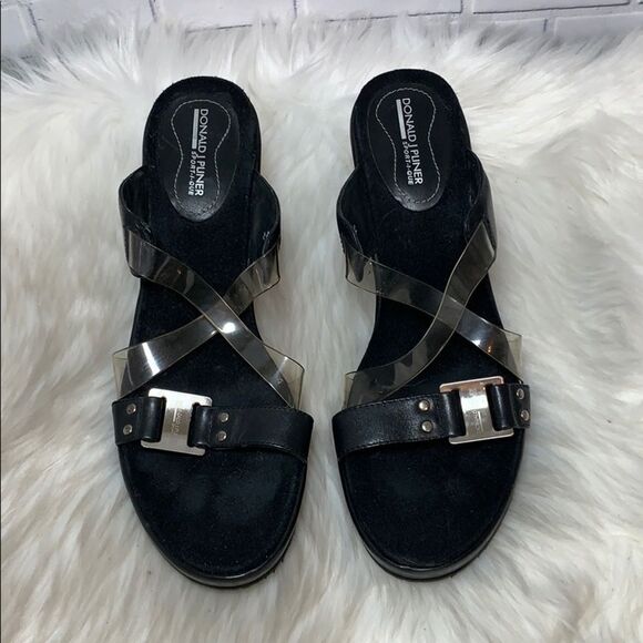 Donald J. Pliner Giselle Sportique Mules Sz 7.5 - Picture 2 of 6